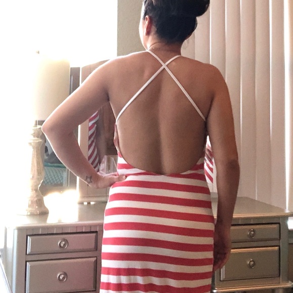 Striped Maxi Dress - Picture 4 of 4